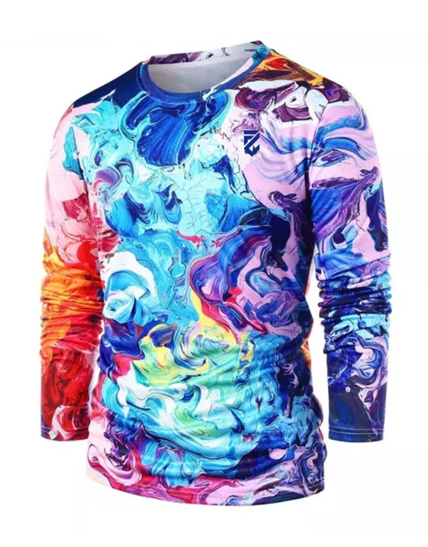 Durable moisture-wicking sublimation sweatshirts with sleek minimalist design for fitness wear.